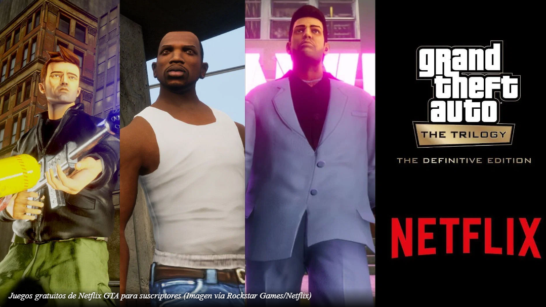 Listado de juegos de GTA Netflix en orden cronológico